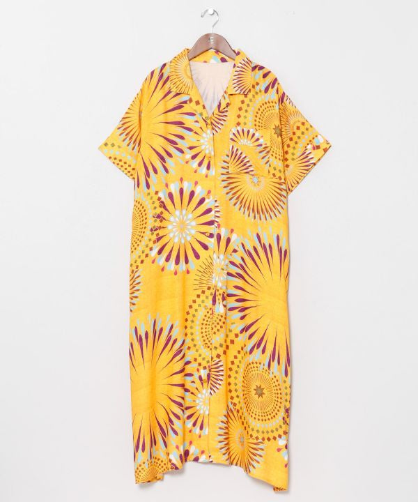 Calavera Bon Odori Shirt Dress