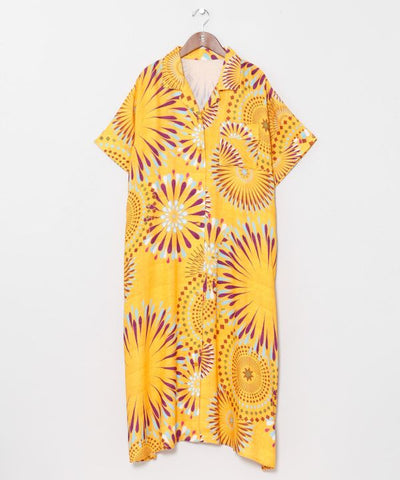 Calavera Bon Odori Shirt Dress