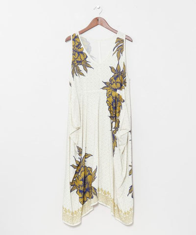 Ao Dai Inspired V Neck Dress