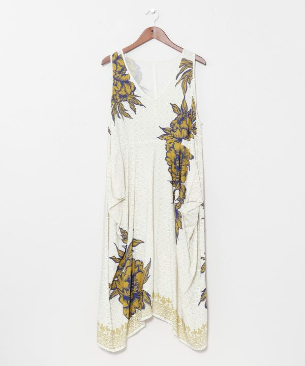 Ao Dai Inspired V Neck Dress