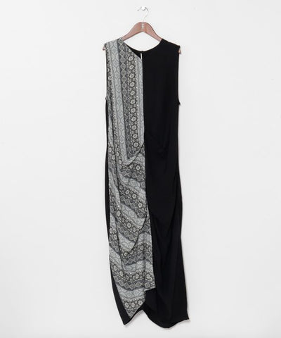 Vietnam Tile Sleeveless Dress by AMINA - Ametsuchi