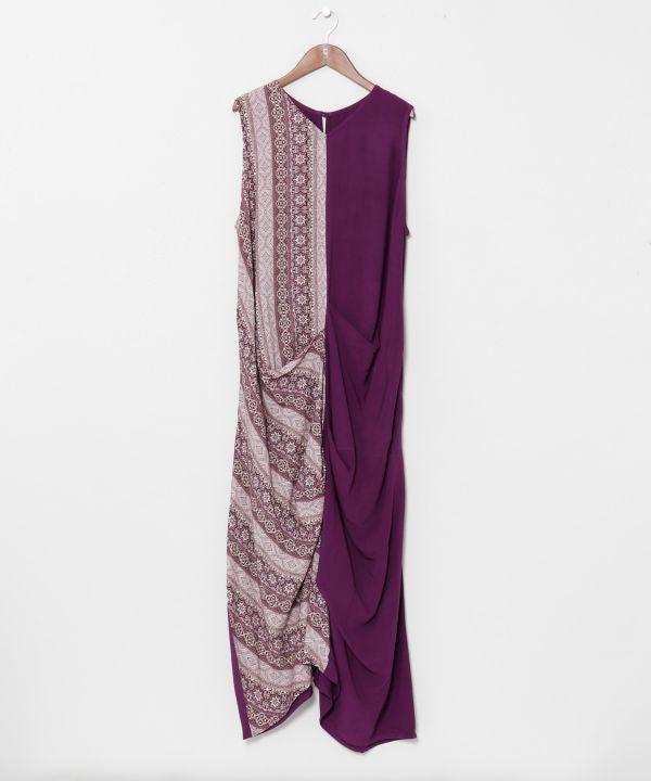 Vietnam Tile Sleeveless Dress by AMINA - Ametsuchi