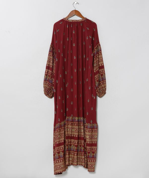 Indian Market Glitter Print Dress