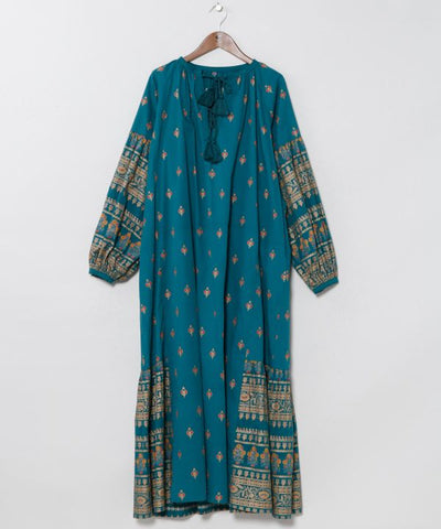 Indian Market Glitter Print Dress