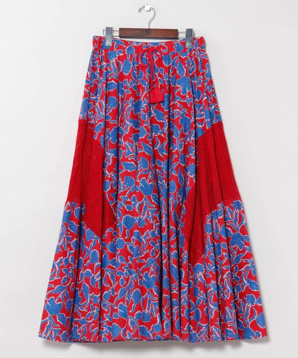 Indian Patchwork Cotton Skirt