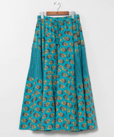 Indian Patchwork Cotton Skirt