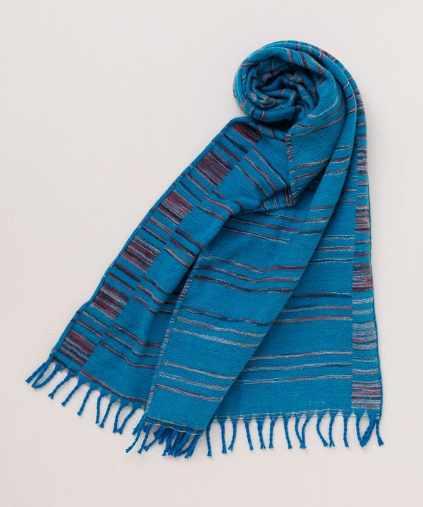 Colorful Striped Acrylic Stole