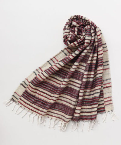 Colorful Striped Acrylic Stole