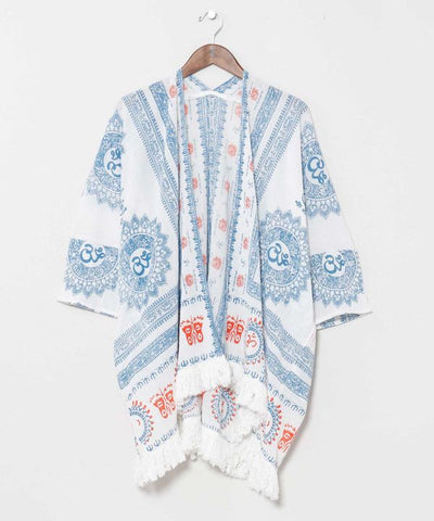 Unisex Bohemian KIMONO Cardigan by AMINA - Ametsuchi