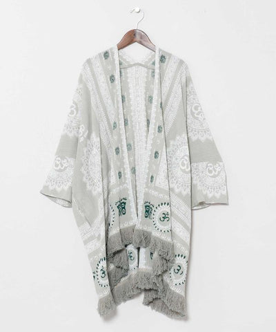 Unisex Bohemian KIMONO Cardigan by AMINA - Ametsuchi