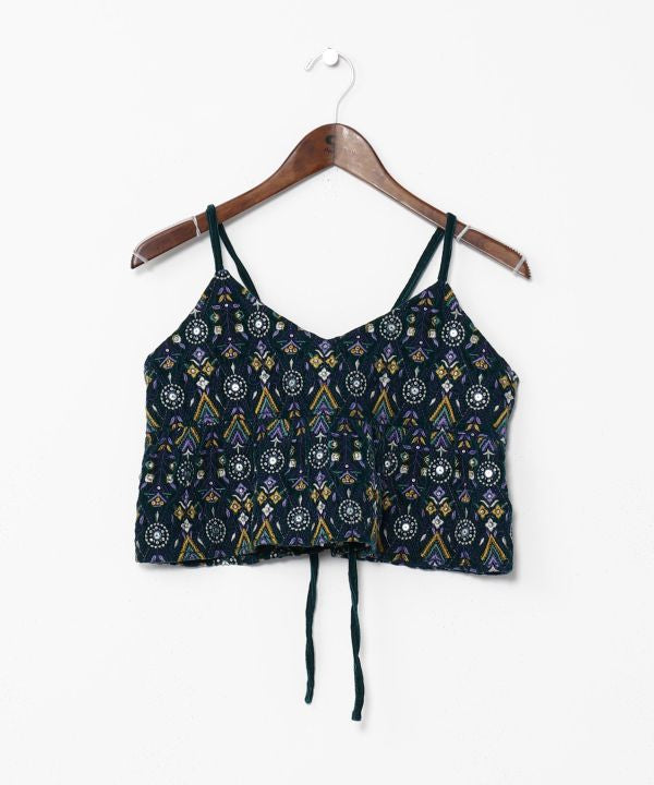Bold Embroidered Camisole Top