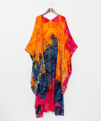 Tie Dye Rayon Cardigan