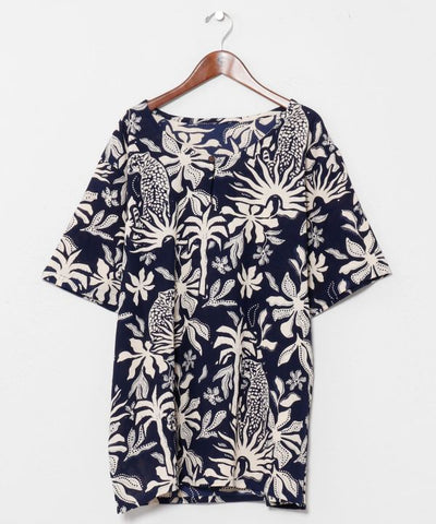 Jungle Animal Camo Top by AMINA - Ametsuchi