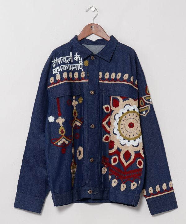 Men's Ari Embroidered Denim Shirt