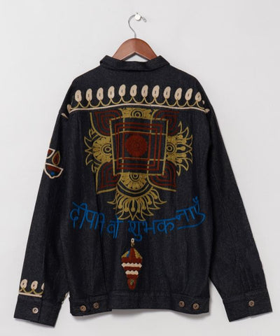 Men's Ari Embroidered Denim Shirt