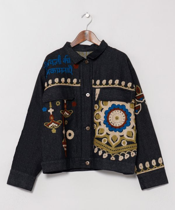 Ari Embroidered Denim Shirt