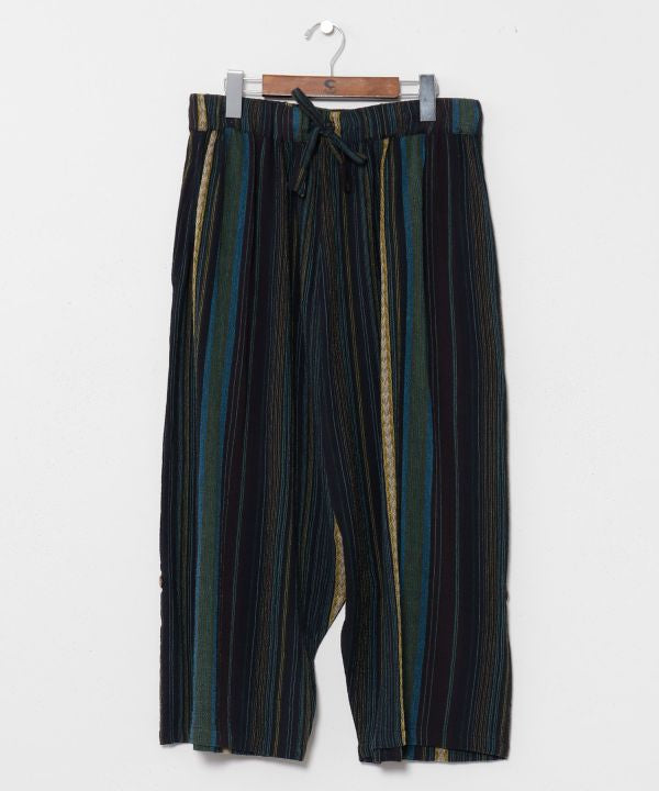 Festival Color Cotton Cropped Harem Pants