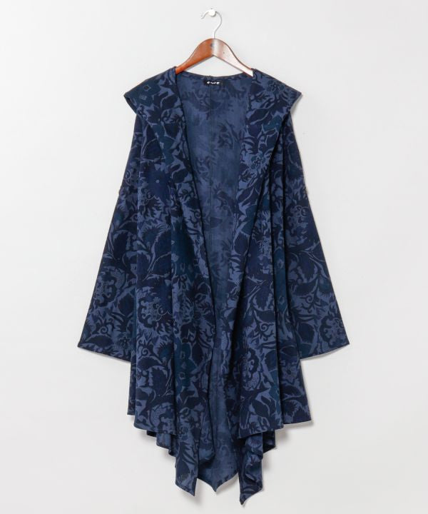 Botanical Relaxed Silhouette Cardigan