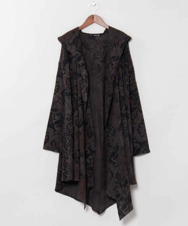 Botanical Relaxed Silhouette Cardigan by AMINA - Ametsuchi