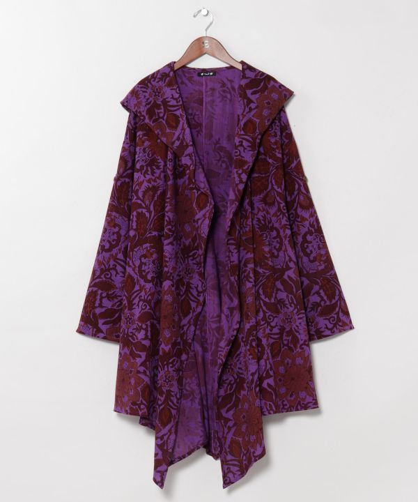 Botanical Relaxed Silhouette Cardigan by AMINA - Ametsuchi