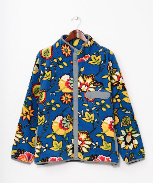 Amina x grn Ethnic Pattern Fleece Jacket