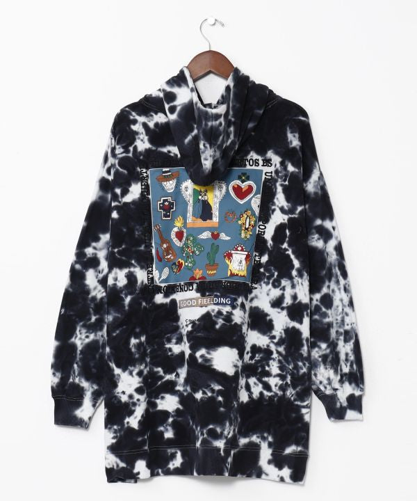 Amina x grn Tie Dye Hoodie for Men