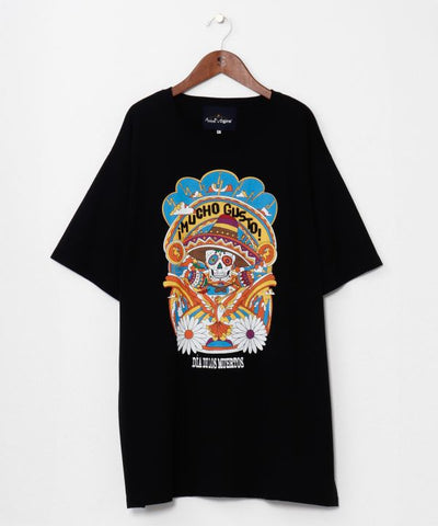 Calavera Print T-Shirt by AMINA - Ametsuchi