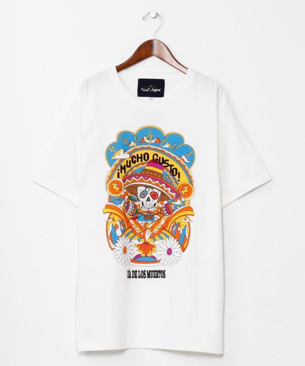 Calavera Print T-Shirt by AMINA - Ametsuchi