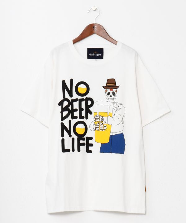 Beer Calavera T-Shirt by AMINA - Ametsuchi