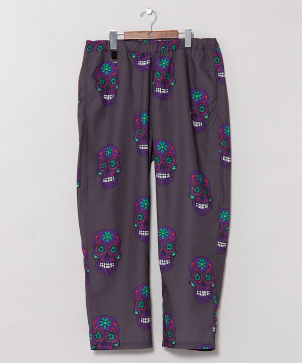Sugar Skull Print Pants by AMINA - Ametsuchi