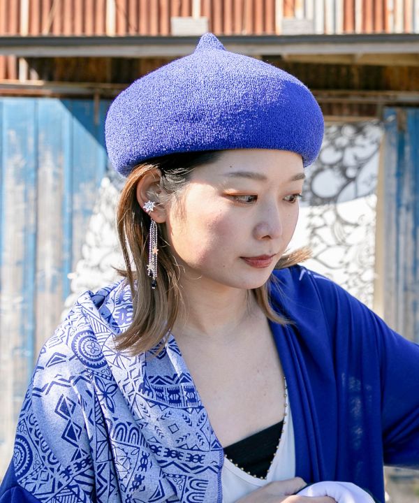 Summer Pointer Beret Caps & Hats by AMINA - Ametsuchi