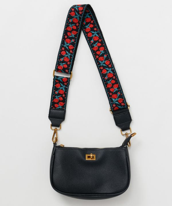 Floral Motif Shoulder Bag Bags & Purses by 欧州航路 - Ametsuchi