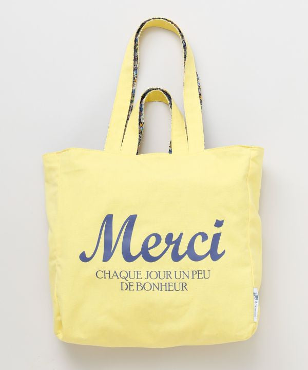 Reversible Merci Tote Bag by 欧州航路 - Ametsuchi