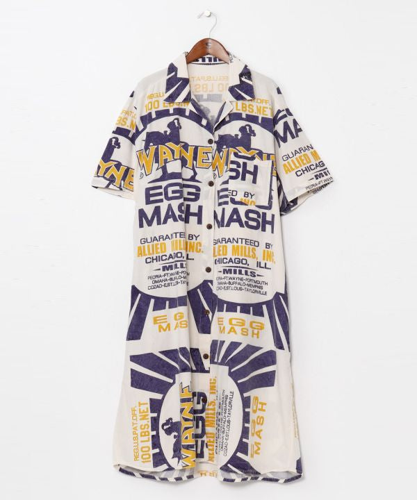 Ad Inspired Graphic Shirt Dress by AMINA - Ametsuchi