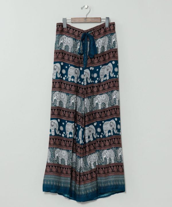 Thai Elephant Rayon Pants