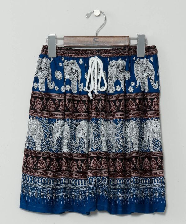 Thai Elephant Rayon Shorts