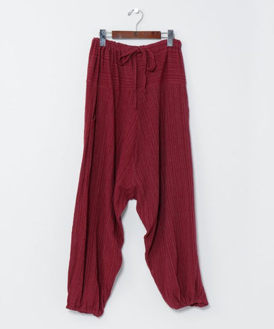 Unisex Cotton Harem Pants by AMINA - Ametsuchi