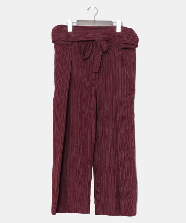 Unisex Wrap Fisherman Pants by AMINA - Ametsuchi