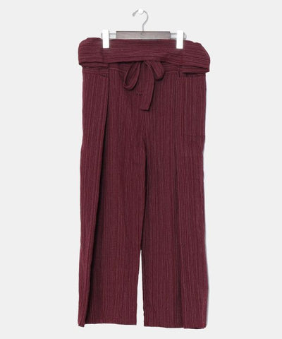 Unisex Wrap Fisherman Pants by AMINA - Ametsuchi