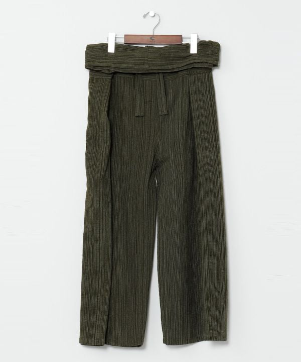 Unisex Wrap Fisherman Pants by AMINA - Ametsuchi