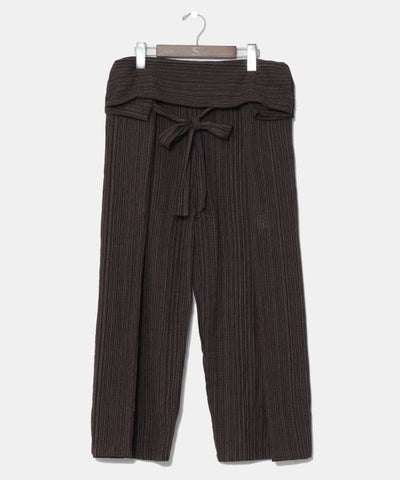 Unisex Wrap Fisherman Pants by AMINA - Ametsuchi