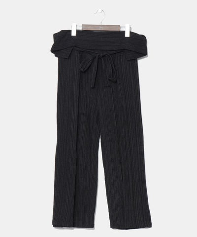 Unisex Wrap Fisherman Pants by AMINA - Ametsuchi