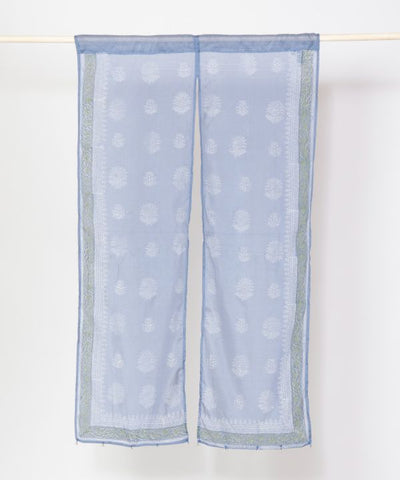 KOTA DORIA Fabric Sheer NOREN Door Curtain Curtains by AMINA - Ametsuchi