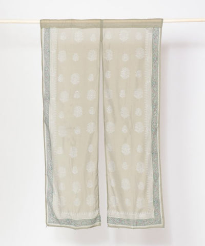 KOTA DORIA Fabric Sheer NOREN Door Curtain Curtains by AMINA - Ametsuchi