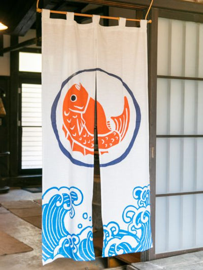 Japanese Auspicious Pattern NOREN Curtain - Ametsuchi