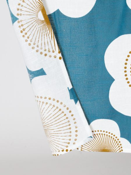 Cortina de puerta japonesa flor NOREN