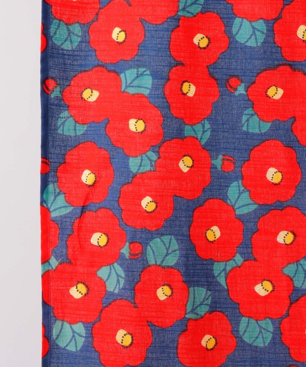 Cortina de puerta japonesa flor NOREN