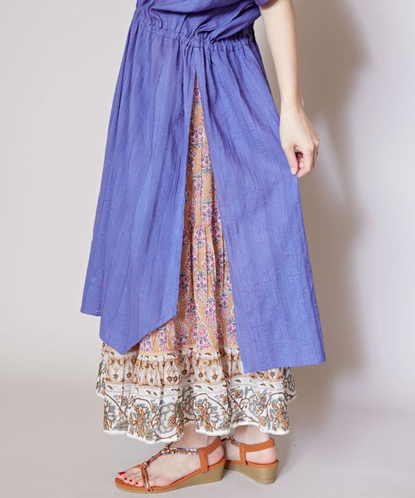 Long Slit Oversized Kaftan Dress