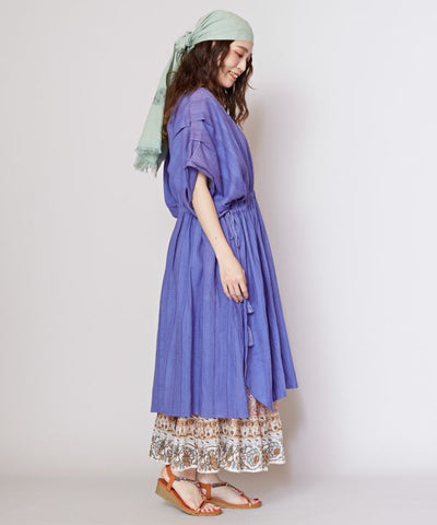 Long Slit Oversized Kaftan Dress