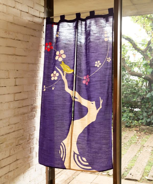 Tirai Pintu NOREN Reka Bentuk Jepun Moden